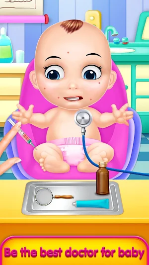 Cute Baby daycare and babysitter madness Screenshot 1