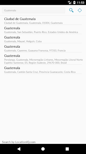 Guatemala Weather Screenshot 2