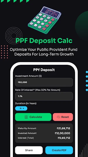 Instant Loan EMI Calculator Screenshot 3