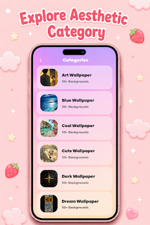 Aesthetic Backgrounds – Kawaii Screenshot 2