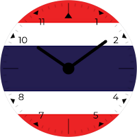 Thailand Analog Watch Face