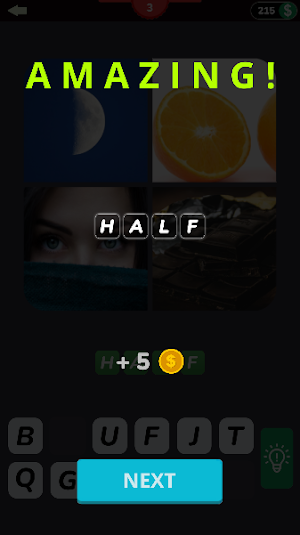 4 Pics 1 Word Quiz Game Screenshot 2