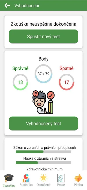 Zbrojní Průkaz ČR - testy 2024 Screenshot 3