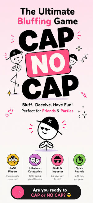 Cap No Cap Impostor Party Game Screenshot 0