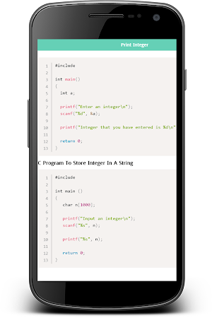 C Programming Code Screenshot 1
