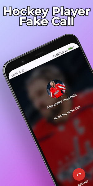 Hockey Players Fake Video Call Screenshot 0