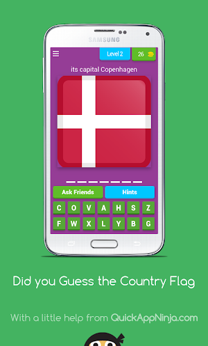 Guess the Country Flag Quiz Screenshot 2