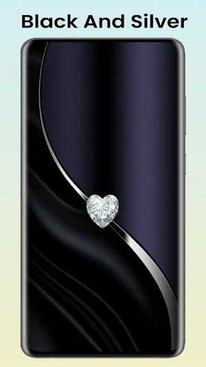 Black And Silver Wallpaper Screenshot 0