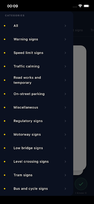 Traffic signs Screenshot 1