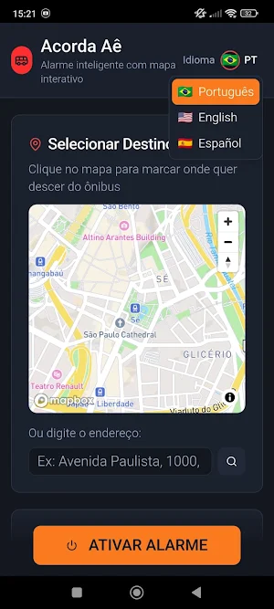 Acorda Aê - Alarme proximidade Screenshot 0