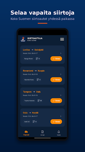 Siirtoautoja Koko Suomi Screenshot 0