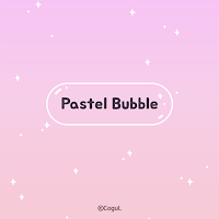 카카오톡 테마 - 파스텔 버블_보라 핑크 (카톡테마)