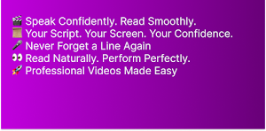 Video Teleprompter & Prompter Screenshot 0