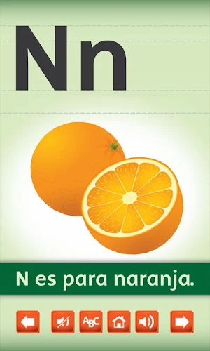 Spanish Alphabet Flash Cards Screenshot 3
