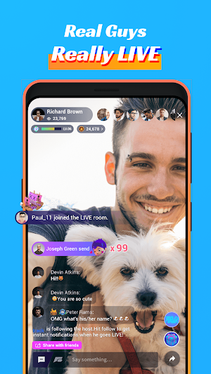 Blued - LIVE Gay Dating, Chat & Video Call to Guys Screenshot 1