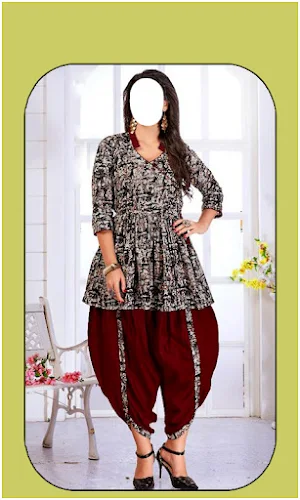 Women Patiyala Dress PhotoSuit Screenshot 2