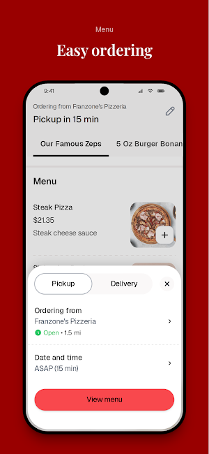 Franzone's Pizzeria Screenshot 2