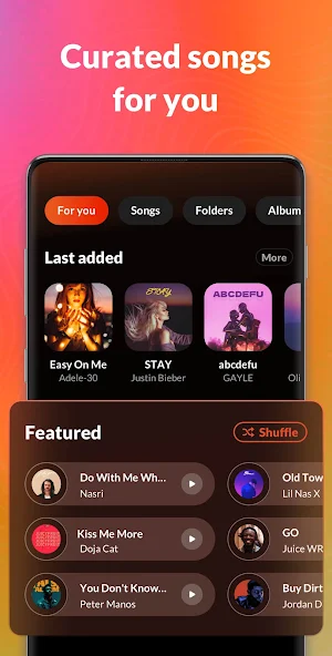 Music player, MP3 Player Screenshot 1