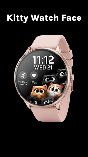 Kitty Watchface Screenshot 1