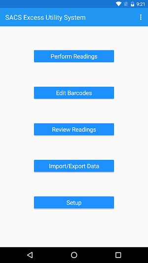 SACS Excess Utilities Screenshot 1