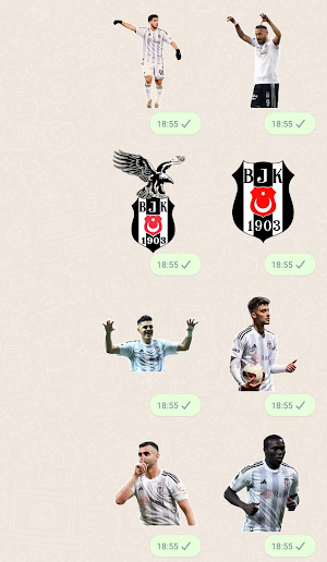 Beşiktaş Stickers Screenshot 1