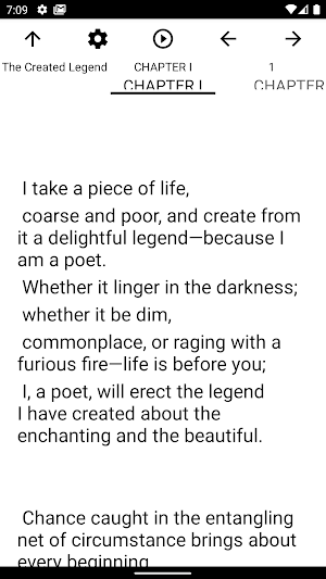 Book, The Created Legend Screenshot 1