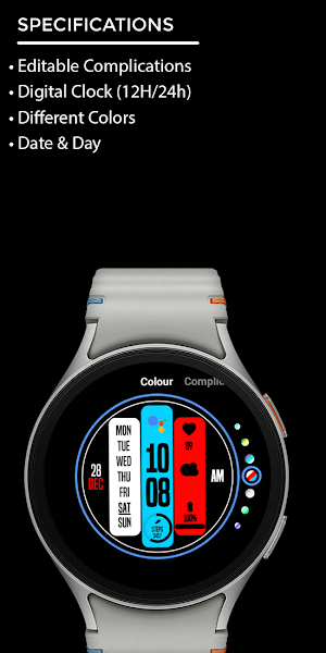 Night 76 - watch face Screenshot 3
