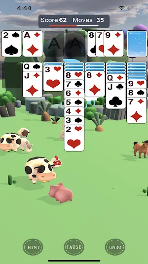Solitaire 3D Cute Animals Screenshot 3