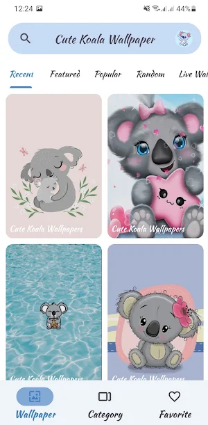 Cute Koala - HD Wallpaper Screenshot 1