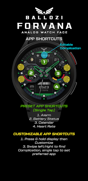 BALLOZI FORVANA Watch Face Screenshot 2