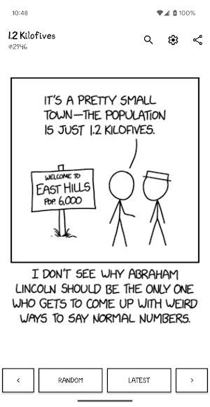 Immersive xkcd Screenshot 0