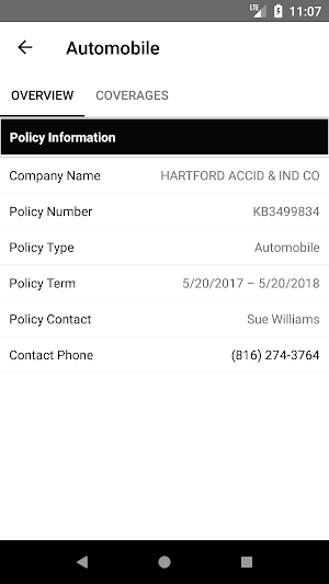 Platinum 1 Insurance Screenshot 1