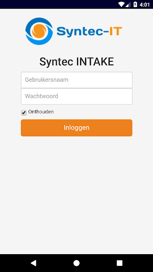 Syntec Occasions Inname Screenshot 1