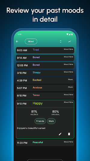 Moodset - Mood Tracker Screenshot 3