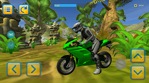 Jungle Motorbike Jumping 3D Screenshot 0