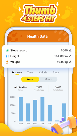 Thumb Steps Fit Screenshot 1