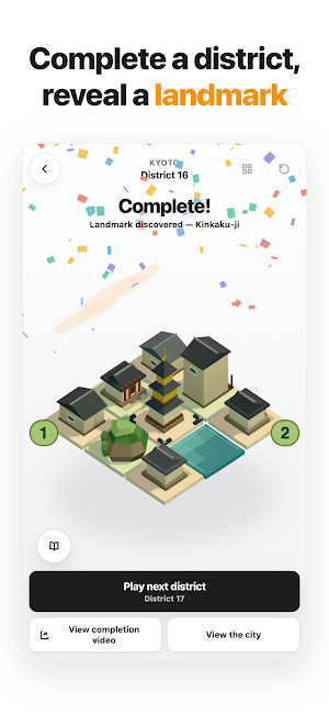 Citygrid: Cozy Logic Puzzle Screenshot 2
