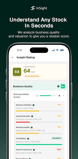 Insight - Stock Analysis App Screenshot 2