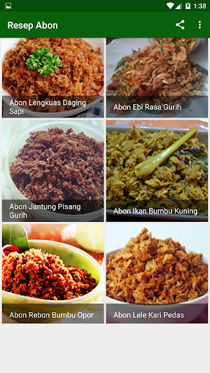 Resep Abon Screenshot 3