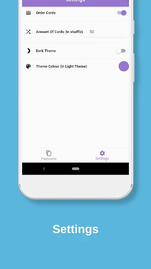 Flashcards from text file Screenshot 2