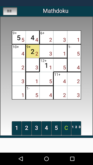 Mathdoku Screenshot 3