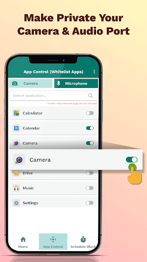 Block & Protect Mic, Camera Screenshot 3