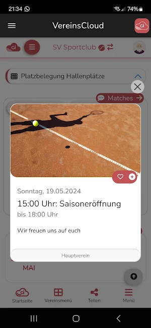 VereinsCloud Screenshot 2