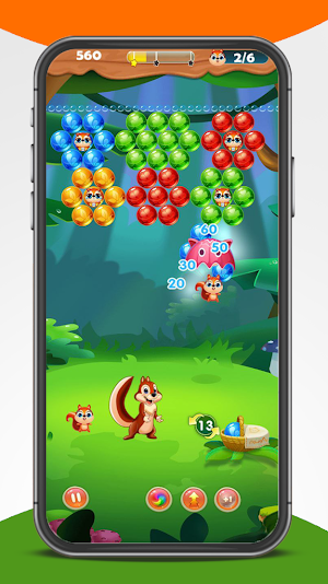 Squirrel Bubble Shooter Screenshot 2
