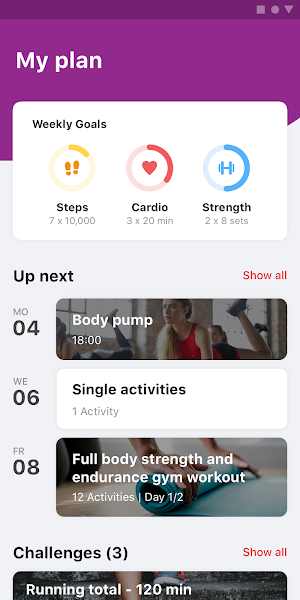 Brooks YMCA Virtuagym Screenshot 0