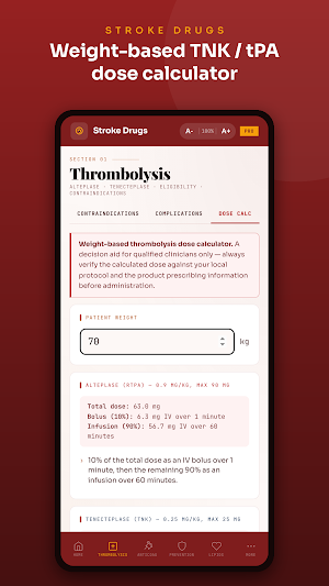 Stroke Drugs Screenshot 1