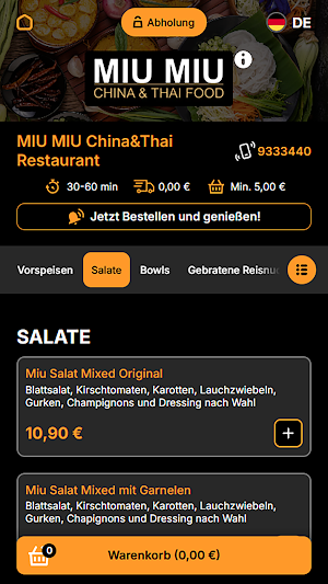 MIU MIU CHINA & THAI FOOD Screenshot 2