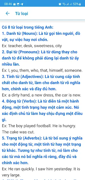 Ngữ pháp tiếng Anh Screenshot 2