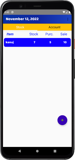 Account & Inventory Book Lite Screenshot 0