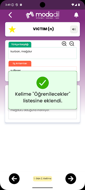 YKS-DİL Kelimeleri Screenshot 3